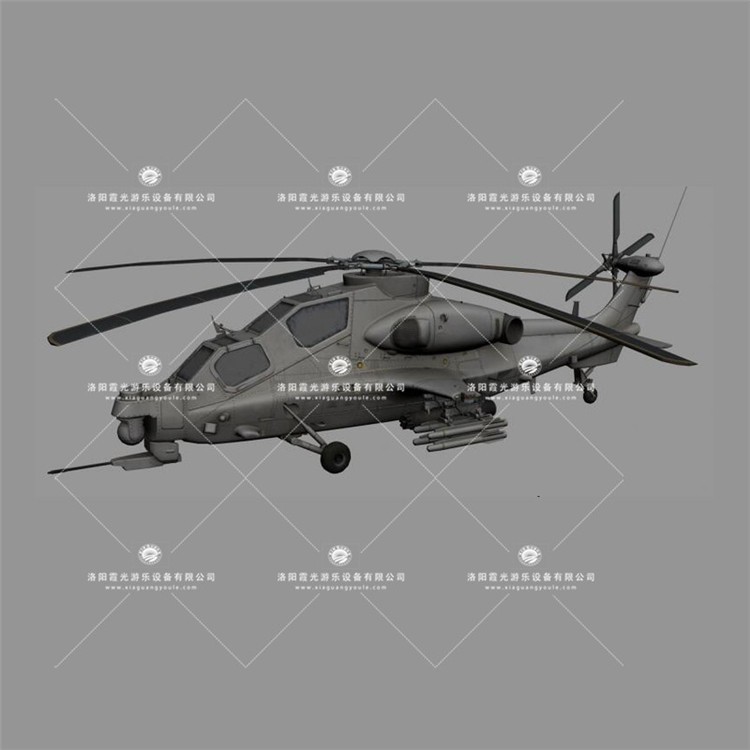 澄迈武装直升机3D模型
